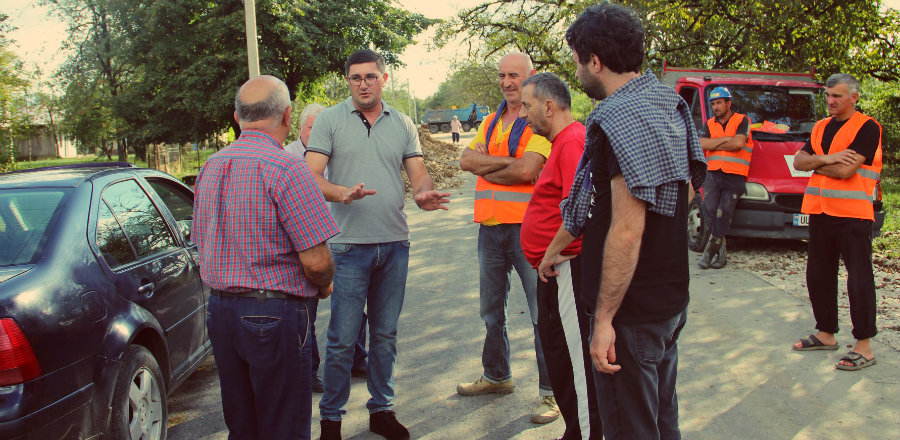 ქალაქ მარტვილში გაზიფიცირების სამუშაოები დაიწყო