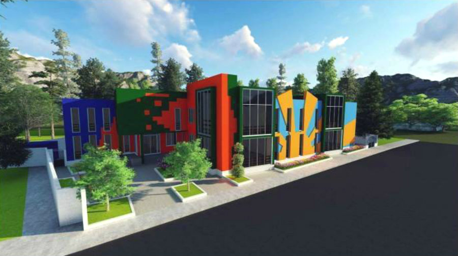 ზუგდიდში, ბერიას ქუჩაზე თანამედროვე სტანდარტების შესაბამისი ახალი ბაღი შენდება