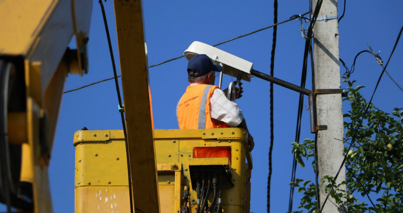 სენაკში გარე განათების ქსელის მოწყობის სამუშაოები გრძელდება