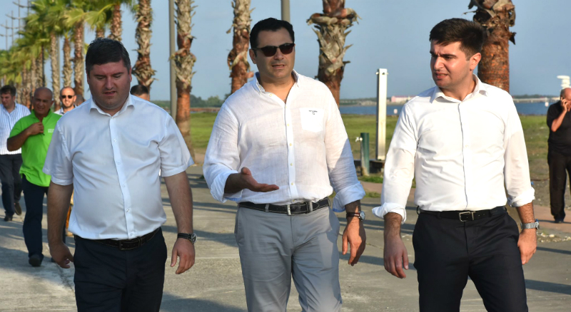 სამეგრელოს გუბერნატორი ზუგდიდში ინფრასტრუქტურული პროექტების მიმდინარეობას გაეცნო