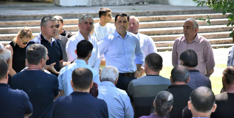 წალენჯიხის სოფლებში ხელისუფლების წარმომადგენლებმა შეხვედრები გამართეს