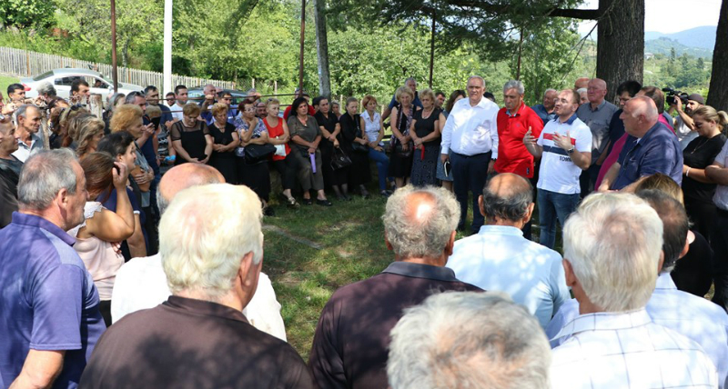 სენაკის მუნიციპალიტეტში მოსახლეობასთან შეხვედრები გრძელდება
