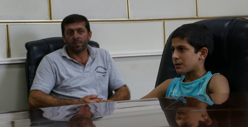 სენაკის მერიაში წარმატებულ სენაკელ მოკრივესთან შეხვედრა გაიმართა