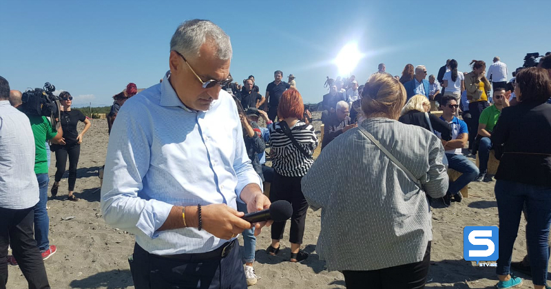 მამუკა ხაზარაძე საზოგადოებრივი მოძრაობის პრეზენტაციას ანაკლიაში მართავს