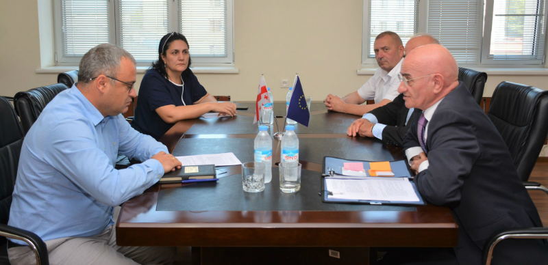 ზუგდიდის საკრებულოს თავმჯდომარე აფხაზეთის ა/რ უმაღლესი საბჭოს თავმჯდომარის პირველ მოადგილეს შეხვდა