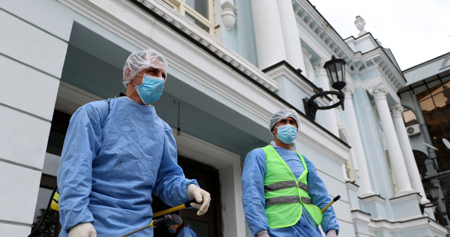 სამუშაოები კორონავირუსის პრევენციული ღონისძიებების ფარგლებში