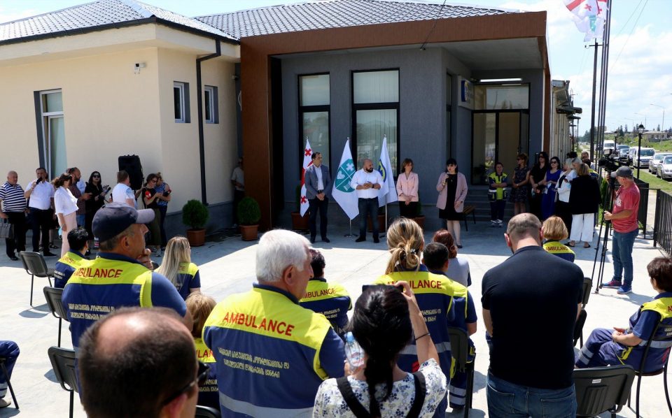 სამეგრელოში სასწრაფო დახმარების 3 ახალი შენობა გაიხსნა