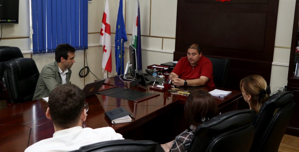 სენაკის მერი DMO-ს წარმომადგენლებს შეხვდა