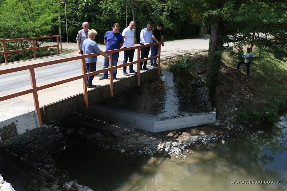 სენაკის მერი საარჩაიოს უბანში მიმდინარე ინფრასტრუქტურულ პროექტს გაეცნო