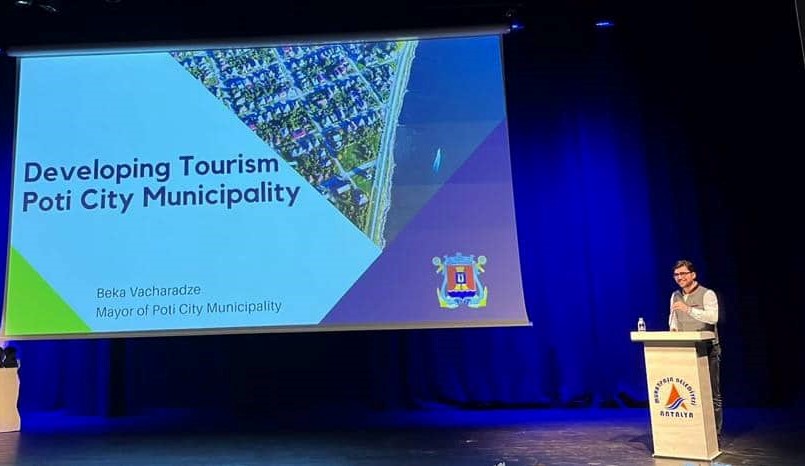 ფოთის მერი ძველ ქალაქებში ტურიზმის მდგრადი განვითარების ფორუმს დაესწრო